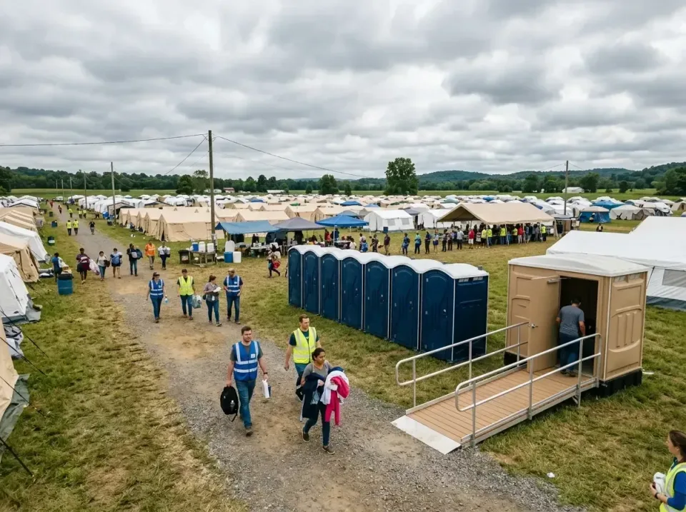 disaster-relief-camp-restrooms-010 — frequently asked questions, Dumpster & Portable Bathrooms Rental in Beckett Ridge, OH